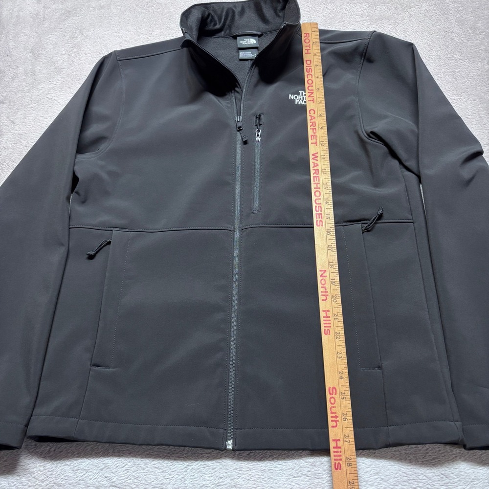 The North Face Jacket Mens M WindWall NF0A4R2A Black Softshell EUC - Picture 9 of 9